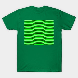 Op Art Neon Green T-Shirt